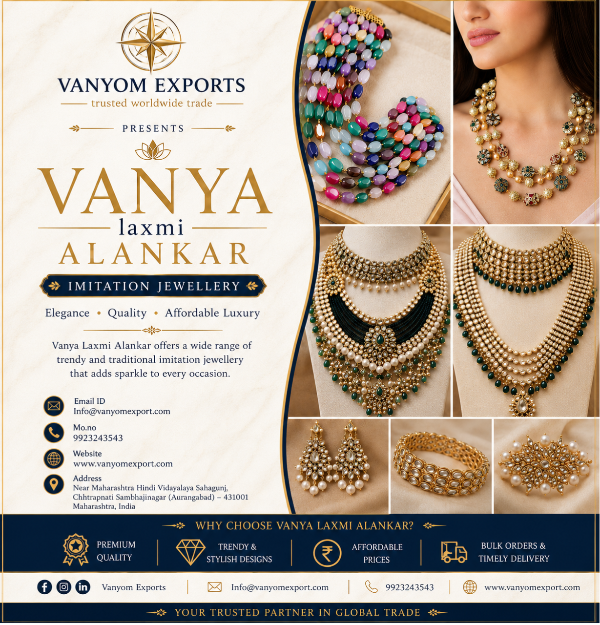 Vanyom Exports - Imitation Jewellery Exporter